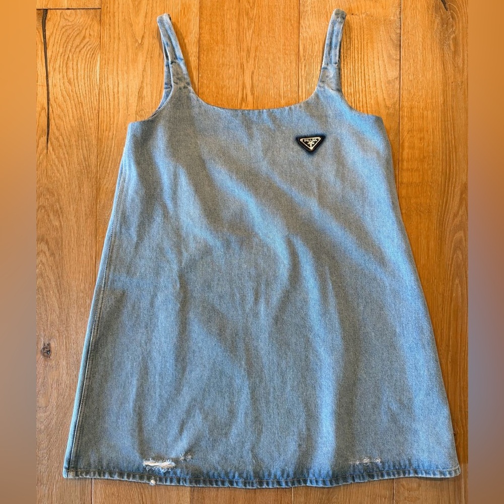 100% Authentic Prada denim dress